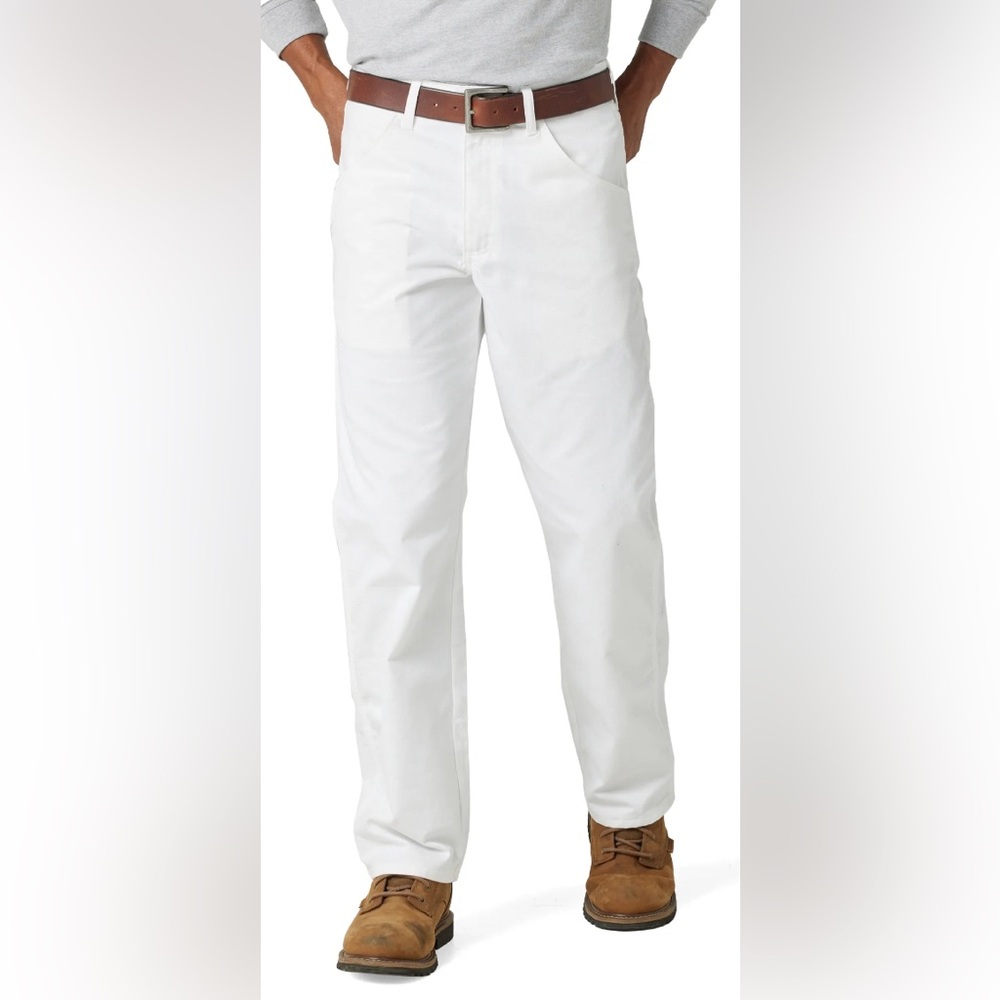 Men's Wrangler White Workwear Painter Pant Size 42x30